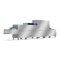 Equipo de Limpieza de Vajilla para Cocina Comercial y Hostelería a Gran Escala de 6.8m con Secador y Lavavajillas Automático