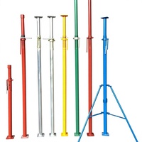 Soportes de Acero Galvanizado Telescópicos Ajustables de Alta Resistencia Weixin para Andamios y Construcción