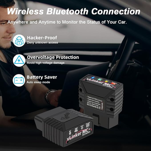Lecteur de code OBDII OBD2 Vgate VLinker MC+ BT4.0 ELM327 compatible FORScan pour iOS/Android - Product Image 6