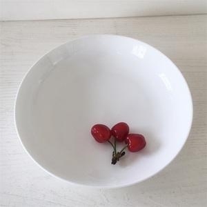 Nouveau Eco-Friendly 8.5 \ "Flare Bowl Bone China Dîner Assiettes Profondes En Céramique Plats Ronds Assiette Plate-Usine En Gros - Product Image 4