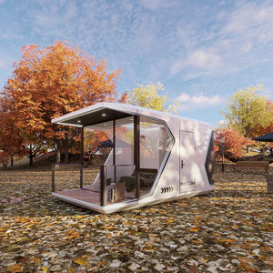 Eco Smart prefab Apple Capsule Cabin POD Capsule POD สำเร็จรูป Mobile Capsule ห้องโรงแรมพร้อมระบบควบคุมอัจฉริยะ - Product Image 1
