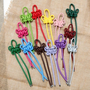 Wholesale Colorful PU Leather Rope Bow Keychain Hand Woven Versatile Phone <b>Lanyard</b> Car <b>Key</b> Ring Bag Pendant - Product Image 2
