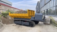 Livraison gratuite Morooka Mini Dumper sur chenilles d'une capacité de 6 tonnes Prix MST-1500 Mini Dumper sur chenilles en caoutchouc Prix