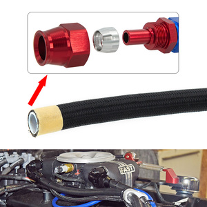 <span class=keywords><strong>Racing</strong></span> ô tô AN4 an6 an8 AN10 AN12 AN16 Nylon thép không gỉ bện e85 dầu mát nhiên liệu dòng PTFE Hose - Product Image 5