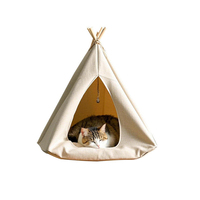 Tente universelle pour animaux de compagnie quatre saisons, imperméable, résistante à l'humidité, maison pour chat, respirante, pliable, lit pour animaux de compagnie d'extérieur