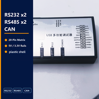 Modul Debugger Komunikasi USB Industri Tipe C USB2 RS485 RS232 CAN Bus untuk Akuisisi Data Saluran Ganda Simultan