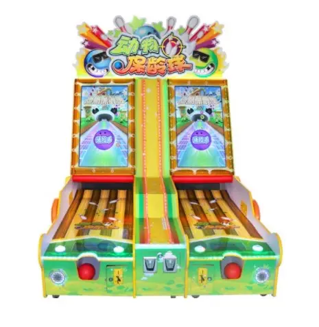 Hot Selling Indoor Amusement Muntautomaat Dier Bowling Game Machine Voor Pretpark Te Koop