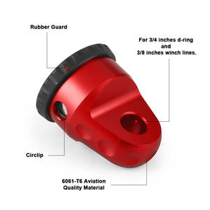 Connecteur d'attelage de remorque à dégagement rapide en aluminium de type tétine pour treuil de voiture, ATV, UTV - Catégorie de produit : Crochets de remorquage - Product Image 2