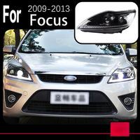 Accesorios para Automóviles, Faros Delanteros LED para Ford Focus 2009-2011, Faros Delanteros LED Dinámicos con Señalización LED DRL HID Bi Xenón