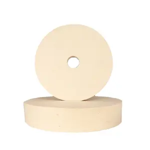 Felt Discs With Pinhole Stainless Steel Buffing Wheel Wool Felt Polishing Wheel