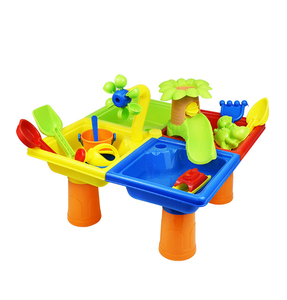 Nuevas características al por mayor, mesa de agua y arena para niños, actividades al aire libre, juguetes de playa y arena - Product Image 5