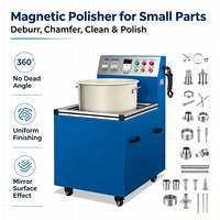 Polissage magnétique automatique industriel pour la finition des surfaces en aluminium et acier inoxydable, débavurage industriel