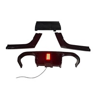 Diffuseur de pare-chocs arrière élégant et agressif en forme de V pour BMW Série 3 F30 2013 à 2018, disponible avec feu stop LED