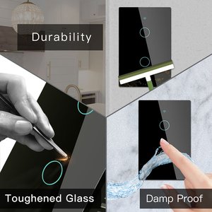 สวิตช์ติดผนังอัจฉริยะ2สัมผัส Wifi 2.4G + BLE + RF 433MHz สำหรับบลูทูธ Ble Mesh สำหรับ Tuya Smart Life 10A AC 90-250V 50/60Hz - Product Image 6