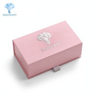 Boîte personnalisée de luxe pour flacon roll-on d'huile essentielle, emballage rigide en papier avec couvercle magnétique à clapet, logo estampé or et EVA