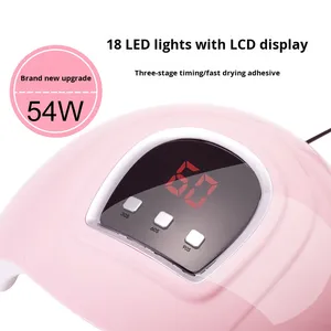 USB LED Nail Lamp Smart Sensor Quick-Dry UV Gel Polish Dryer Timer Plastic Manicure Salon Drying Curing <b>Light</b> Equipment - Product Image 3