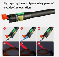 Stylo Lumière Rouge Fibre Optique 30mW Localisateur Visuel de Défauts Source Lumineuse Testeur Fibre FTTH