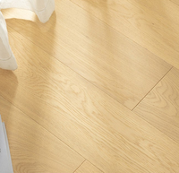 Plancher stratifié en chêne blanc européen, conception à trois couches, finition peinture allemande, surface lisse, plancher en bois d'ingénierie de haute qualité