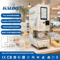 Fabricante de Máquinas Expendedoras Haloo, Máquina Expendedora de Smoothies de Proteínas con Mezcla Personalizada y Control Preciso de Porciones