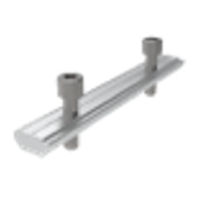 Nouveaux accessoires de montage de panneau solaire Anode blanche givrée supérieure OEM/ODM VNTECH GLOBAL Vietnam matériel de A6005-T6 - Product Image 1