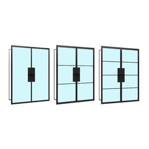<span class=keywords><strong>Entrée</strong></span> moderne en fer forgé <span class=keywords><strong>double</strong></span> balcon <span class=keywords><strong>porte</strong></span> en verre français portes en verre en acier inoxydable pour les maisons - Product Image 2