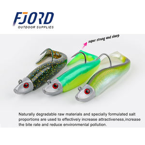 เหยื่อปลอม FJORD รุ่นใหม่ วัสดุพลาสติกนิ่ม น้ำหนัก 42 กรัม ยาว 127 มม. สีพิมพ์ 3 มิติ หัวจิ๊ก สำหรับ<span class=keywords><strong>ตก</strong></span><span class=keywords><strong>ปลา</strong></span>แบส - Product Image 3