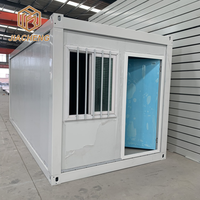 Maison en conteneur mobile préfabriquée standard de 40 pieds Maison Immeuble d'appartements en conteneur à paquet plat