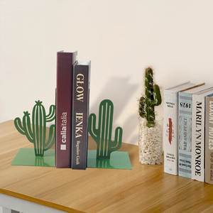 ที่คั่นหนังสือโลหะกันลื่น ดีไซน์กระบองเพชร สำหรับหนังสือขนาดใหญ่ ใช้เป็นที่วางหนังสือและจัดระเบียบ - Product Image 6
