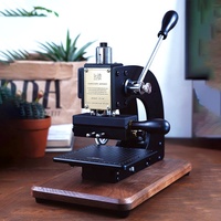 Machine de marquage à chaud EC-17 avec contrôle précis de la température pour transfert de feuille sur cuir, papier, PU, PVC – Idéale pour l'atelier d'artisanat