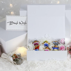 Custom Logo Luxury Recyclable Cardboard Rigid Magnet Box Packaging <b>Paper</b> Folding Magnetic Gift Box With Magnetic Lid - Product Image 6