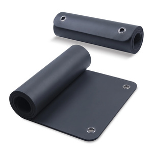 Natural Rubber PU Material Customizable <b>Drilled</b> Hole Yoga Mat Arch Shape Exercise Mat for Home Gym - Product Image 1