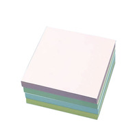 Bloc-notes auto-adhésif personnalisé de 72 pages 3x3 notes autocollantes en papier de couleur vive super puissance adhésive haute visibilité pour le bureau