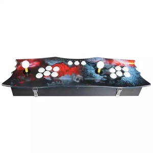 Arcade Trò chơi giao diện điều khiển kim loại cơ thể + Acrylic bảng điều khiển 3D cổ điển Trò chơi giao diện điều khiển 2 người chơi trò chơi hộp Arcade giao diện điều khiển video - Product Image 4