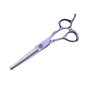Midnight Purple Thinning Shears 62mm Stainless Steel <b>Hair</b> <b>Scissors</b> For Beauty Right Handed Professional Grade - Product Image 2