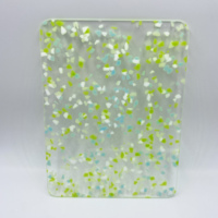 Feuille acrylique coulée avec feuille de plastique à pois de couleur transparente/plexiglas/PMMA/spécification de taille personnalisée/découpe au Laser