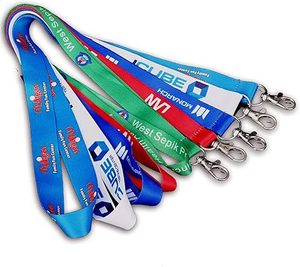 BSBH Custom Logo Printed Woven Satin Nylon <b>Polyester</b> <b>Lanyard</b> Blank Plastic ID Badge Holder and Card Case with Digital Printing - Product Image 3