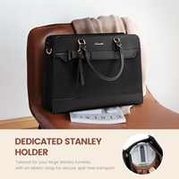 Sac fourre-tout pour ordinateur portable LOVEVOOK pour femmes, sac de travail en cuir PU, sac d'enseignante imperméable, grand sac à main pour ordinateur et sacs à main pour femmes