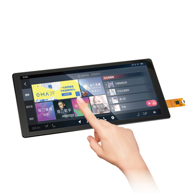 GPS Screen 10.36 Inch Touchscreen UV Cut Available PCAP Capacitive Touch Screen Panel PCAP Touchscreen For Car Navigation