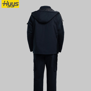 Giacca da Lavoro Invernale di Sicurezza, Uniforme Resistente con Cappuccio Imbottito, Giacca e Pantaloni Multi-Tasca per <span class=keywords><strong>Edilizia</strong></span> - Product Image 5