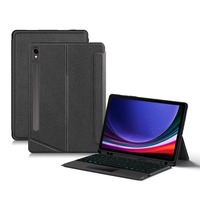 Étui Clavier en Cuir Multifonctionnel Amovible Housse de Protection Détachable avec Support pour Matepad Pro 12,2 Pouces VK-BT-08