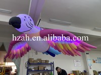 Ballon d'oiseau d'éclairage Ballon animal gonflable de perroquet pour la décoration accrochante