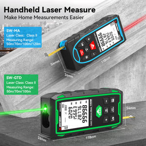 Télémètre laser Sndway 100m <span class=keywords><strong>Rechargeable</strong></span> par <span class=keywords><strong>USB</strong></span> Règle électronique avec ruban à mesurer Télémètre laser - Product Image 2