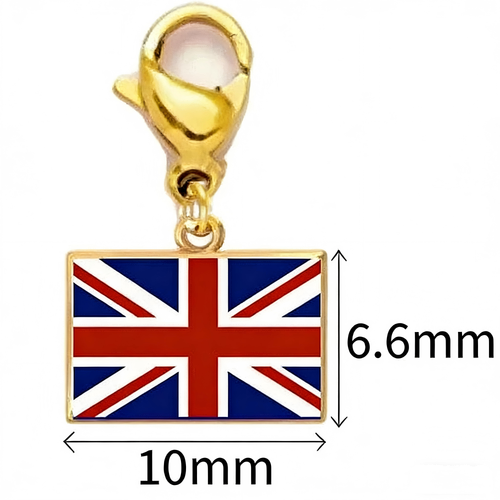 Bandera británica dorada