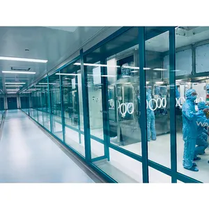 Interieur Single Swing Cleanroom Windows Rvs Cleanroom Groothandel Schuifdeur Ziekenhuis Voor Chemie Laboratorium