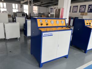 משאבת בדיקת לחץ ניידת בלחץ גבוה 800 בר לחנקן N2, מערכת הגברת זרימת אוויר וגז טבעי - Product Image 2