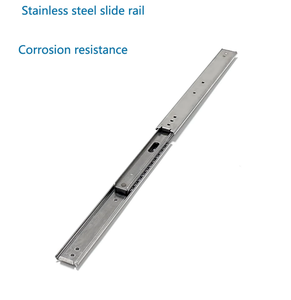 Guía Lineal Deslizante con Función de Bloqueo SS2035LK, Acero Inoxidable 304 Anticorrosión para Gabinete, con Carga Media de 65 kg - Product Image 1