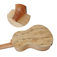 Ukulele Basse Aiersi Corps en Palissandre Spalted, Vente Chaude, Offre OEM ODM, Prix Compétitif, Guitare Fabriquée en Chine