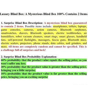 Caja Misteriosa de 2 Artículos Sorpresa, Artículos Electrónicos Misteriosos 100% Aleatorios, Caja Ciega Sorpresa, Precio al por Mayor - Product Image 3