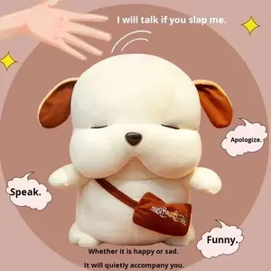 Excuse chien mignon en peluche jouet avec remplissage en coton PP Super doux en peluche soulagement du Stress poinçonnage <span class=keywords><strong>colère</strong></span> cadeau pour la Saint-Valentin - Product Image 3