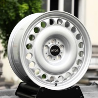 Jantes tout-terrain forgées HTOR 20 21 22 23 pouces, finition blanc brillant, 5x130 5x120, compatibles avec G63 G500 Defender 110 90 Range Rover Sport